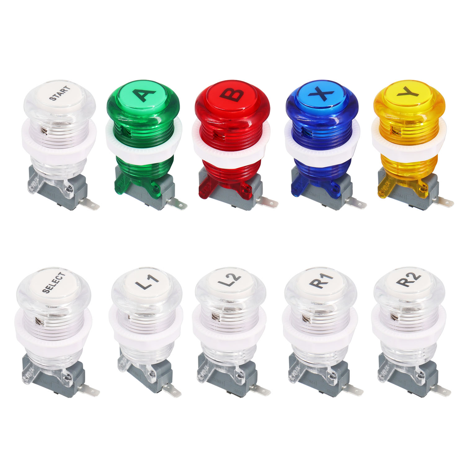 Arcade X - Boutons poussoirs pour jeux d'arcade SJ@JX,