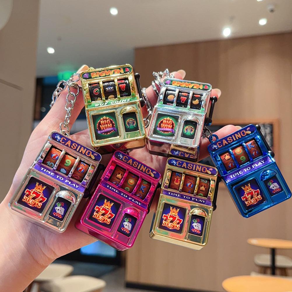 Fruit Slot Machine - Porte-clés machine à sous tendance, mini