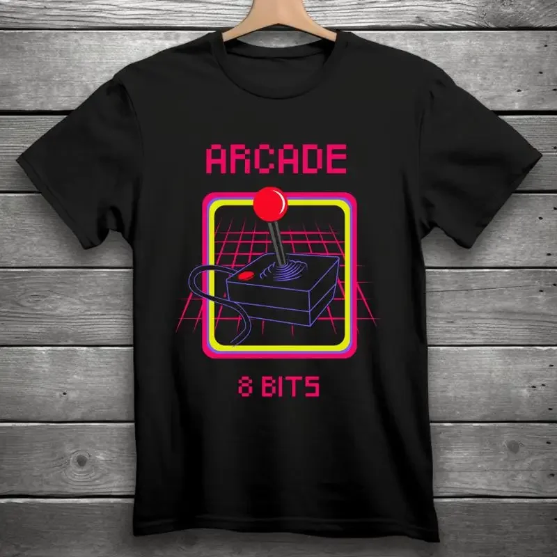 Arcade No - T-shirt Joystick Arcade 8 Bits Jeu