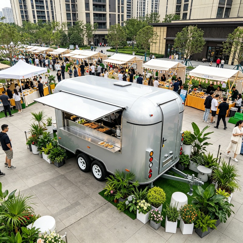 Hot Dog Vending Cart - Camion de restauration mobile personnalisé avec