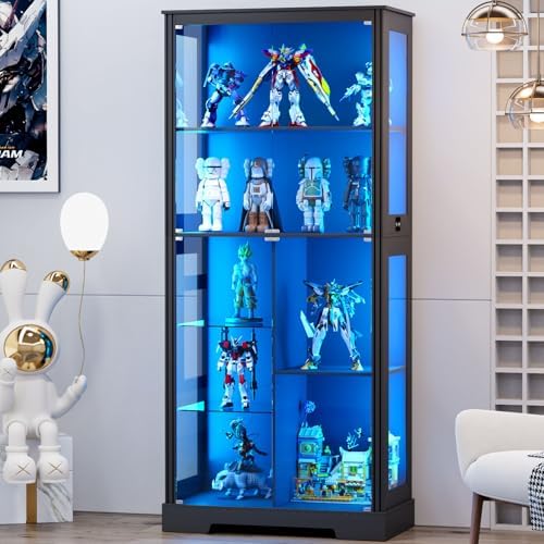 Vitrine de 71'' avec 5 niveaux - Glass Cabinet Display avis et prix