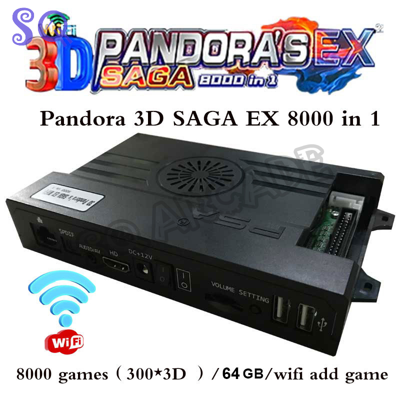 Arcade Pandora Saga Box EX2, 8 - Arcade Ticket Machine avis et prix