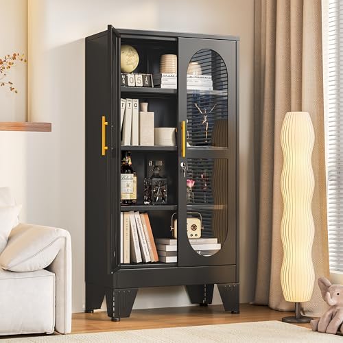 Vitrine de présentation verrou - Glass Cabinet Display avis et prix