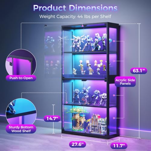 Vitrine avec portes en verre e - Glass Cabinet Display avis et prix